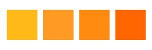 橙色のパターン